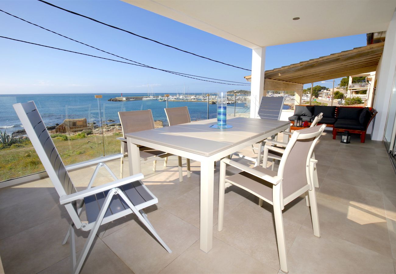 Apartamento en S´Estanyol - Familiar apartamento frente al mar