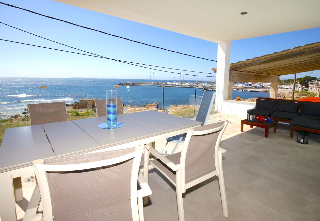 Apartamento en S´Estanyol - Familiar apartamento frente al mar