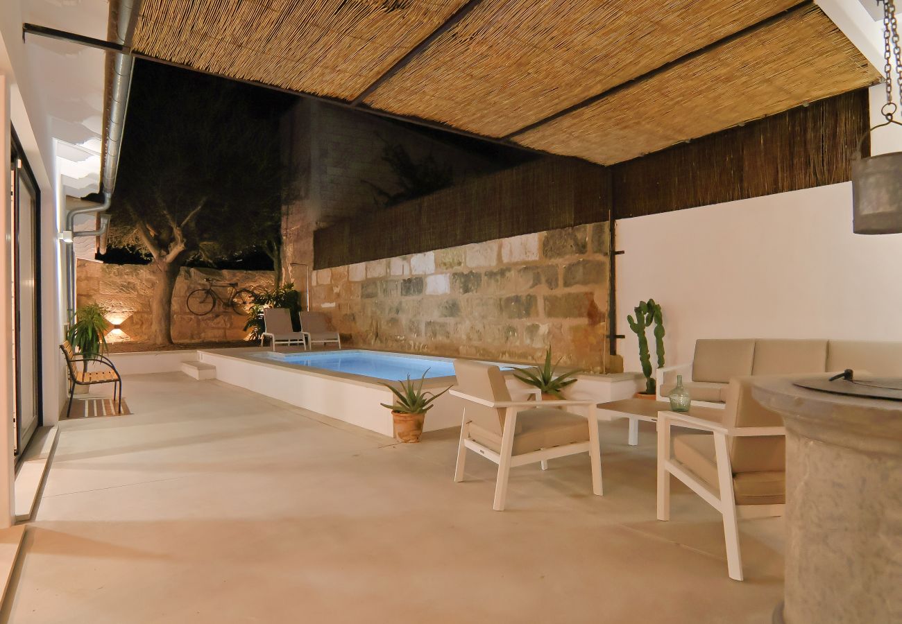 casa vacacional, terraza, piscina, Mallorca, Muro