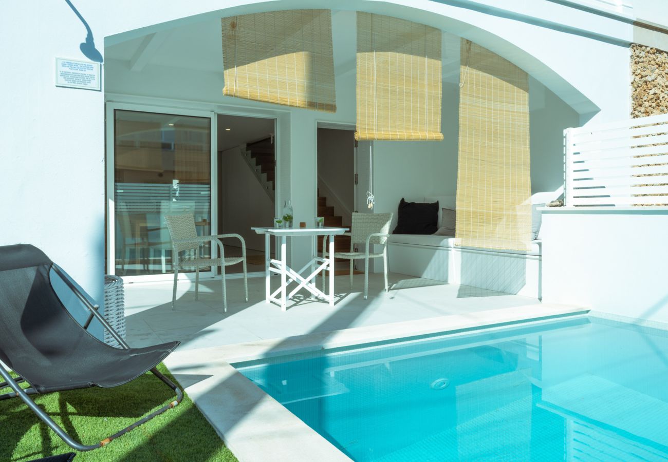 Casa vacacional, Can Picafort, piscina, terraza, tranquilidad