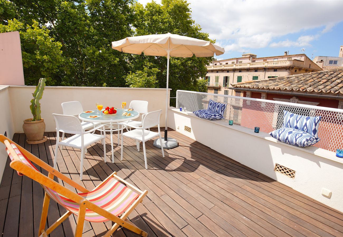 Ferienwohnung in Palma de Mallorca - Montmari TI Penthouse with private terrace