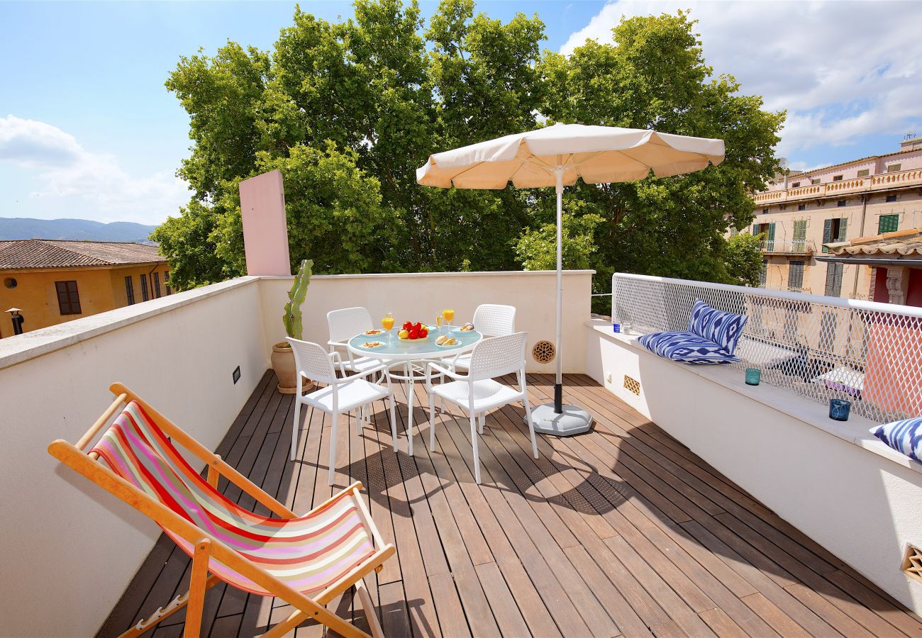 Ferienwohnung in Palma de Mallorca - Montmari TI Penthouse with private terrace