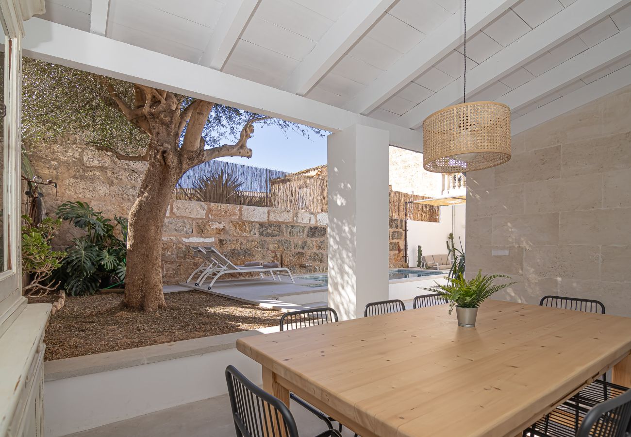 Dorfhaus, Muro, Mallorca, Schwimmbad, Terrasse