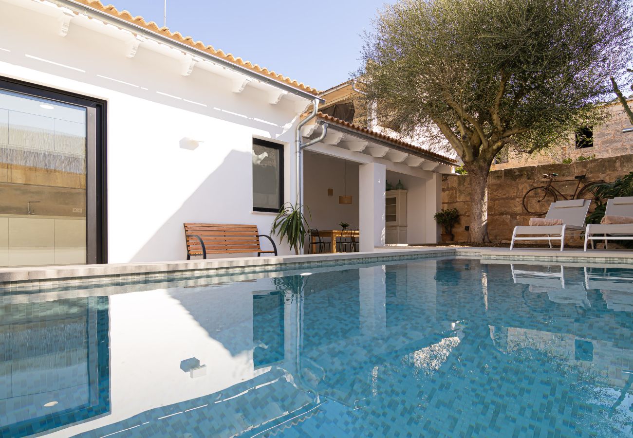 village house, Muro, Majorca, swimming pool, terrace